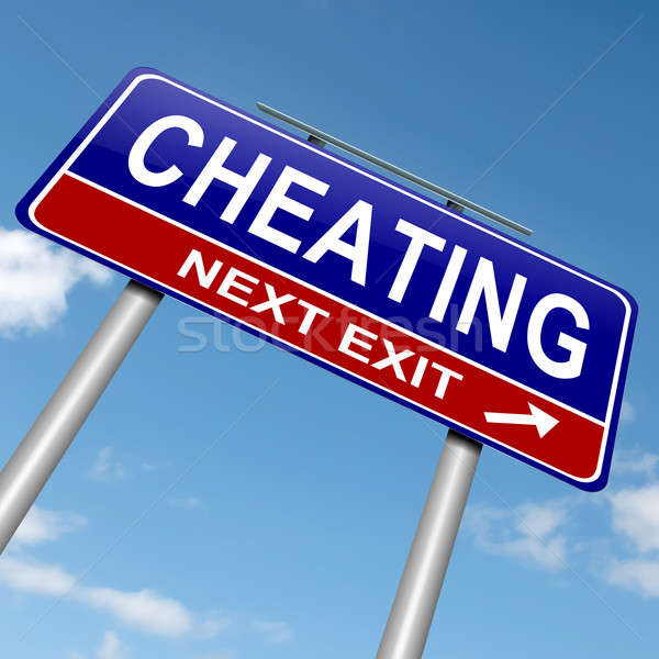 Cheating concept. Stock photo © 72soul