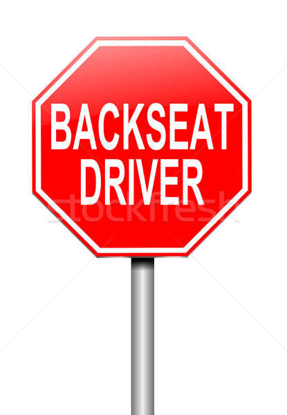 Backseat driver concept. Stock photo © 72soul