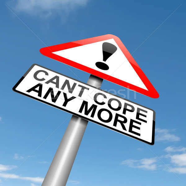 Cant cope concept. Stock photo © 72soul