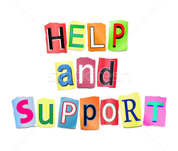 Help and support concept. Stock photo © 72soul