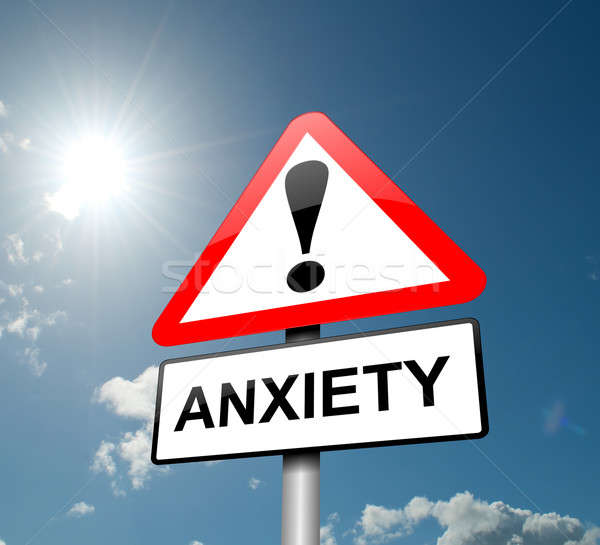 Anxiety warning. Stock photo © 72soul