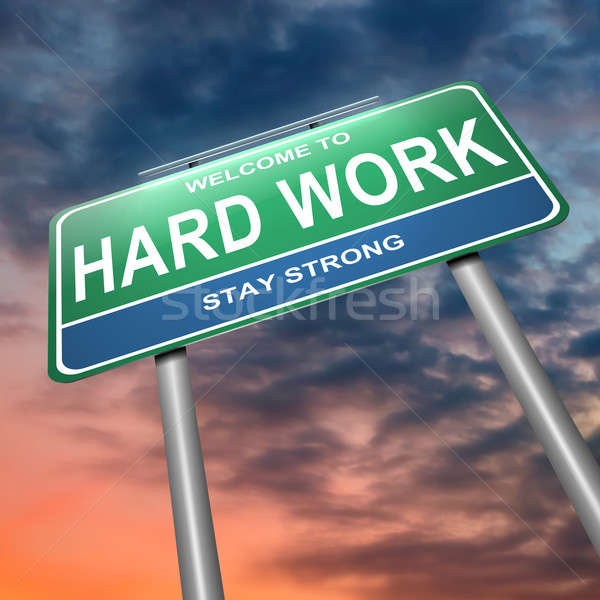 Hard work concept. Stock photo © 72soul