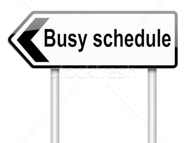 Busy schedule concept. Stock photo © 72soul