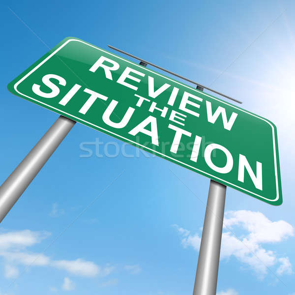 Review the situation. Stock photo © 72soul