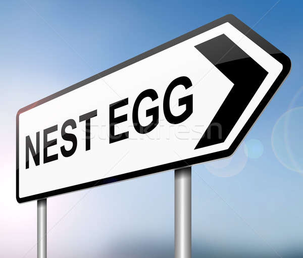 Nest egg concept. Stock photo © 72soul