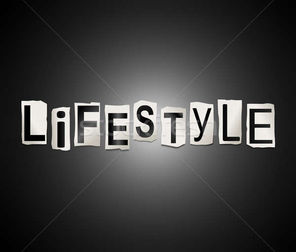 Lifestyle word concept. Stock photo © 72soul