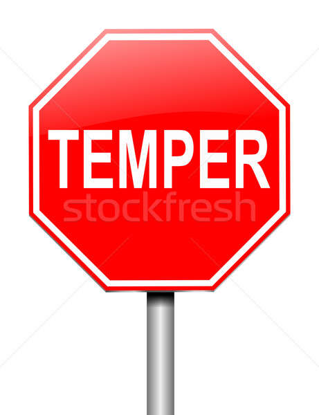 Temper concept. Stock photo © 72soul