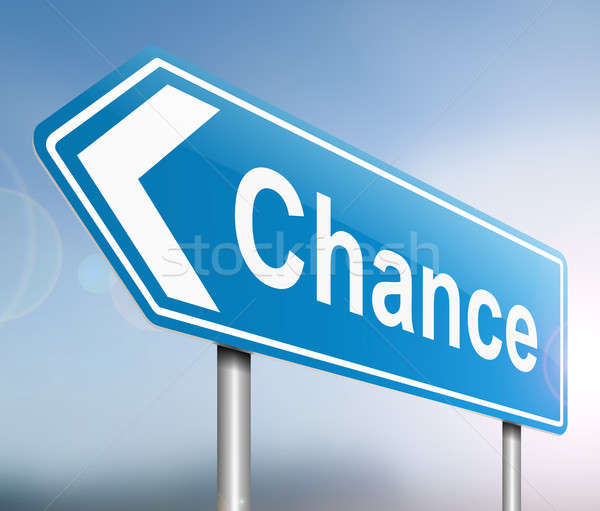 Chance sign concept. Stock photo © 72soul