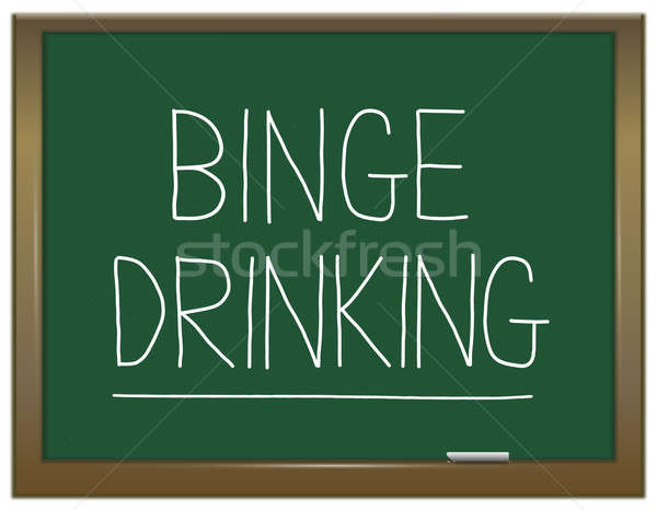 Binge drinking concept. Stock photo © 72soul