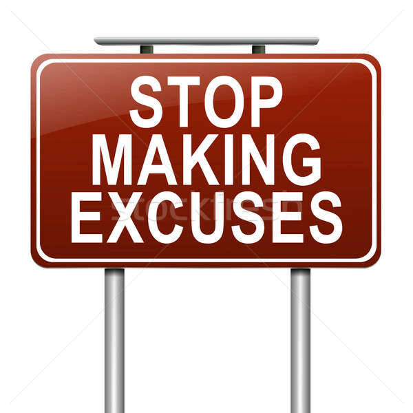 Stop excuses concept. Stock photo © 72soul