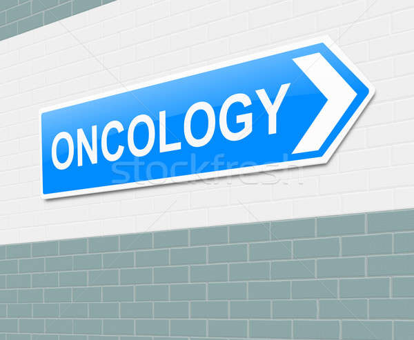 Onkologie Illustration Zeichen medizinischen Medizin Stock foto © 72soul