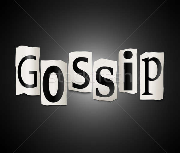 Gossip concept. Stock photo © 72soul