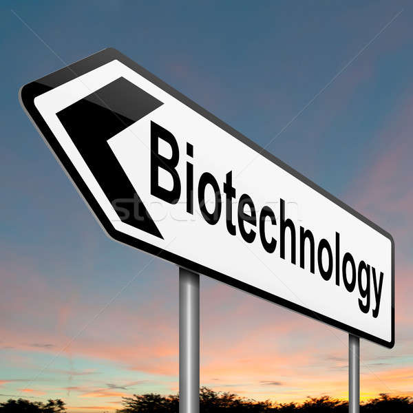 Biotecnologie illustrazione segno cielo medici salute Foto d'archivio © 72soul