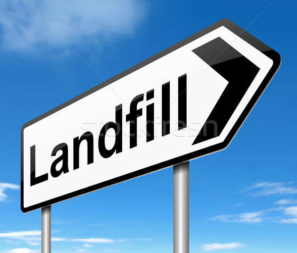 Landfill Sign. Stock photo © 72soul