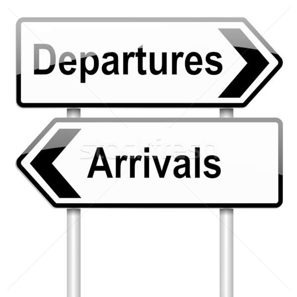 Arrivals and departures. Stock photo © 72soul