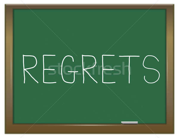 Regrets word concept. Stock photo © 72soul