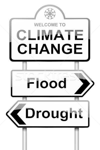 Klimawandel Illustration weiß Erde Zeichen Stock foto © 72soul