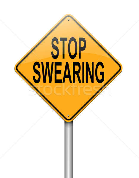 No swearing sign. Stock photo © 72soul