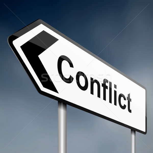 Stock photo: Conflict concept.