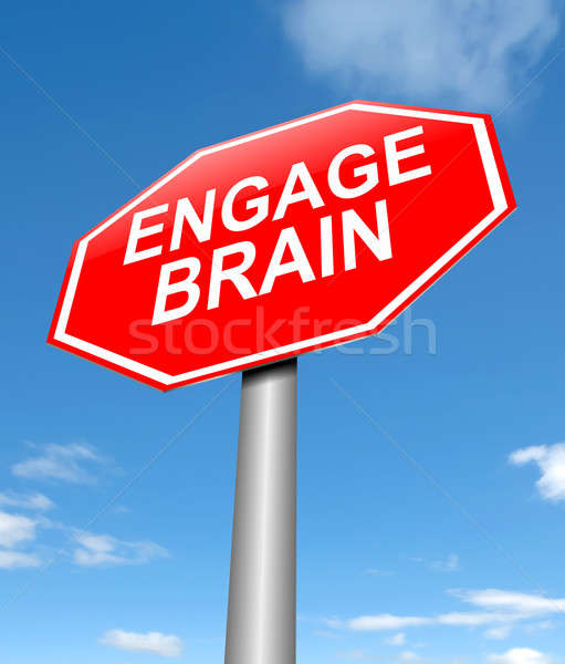 Engage brain concept. Stock photo © 72soul
