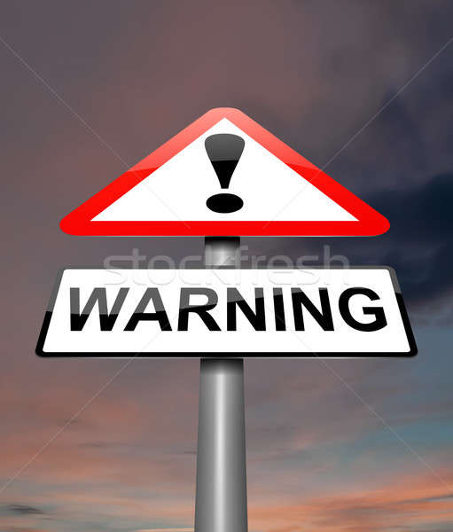 Warning concept. Stock photo © 72soul