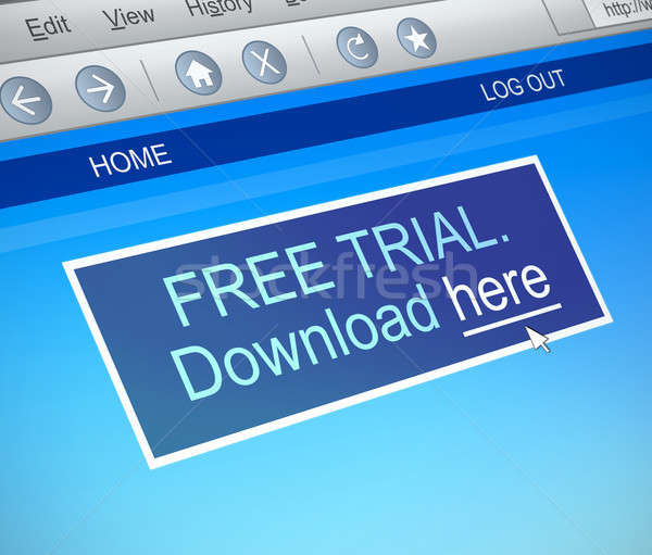 Free trial concept. Stock photo © 72soul