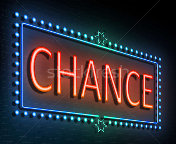 Stock photo: Chance sign concept.