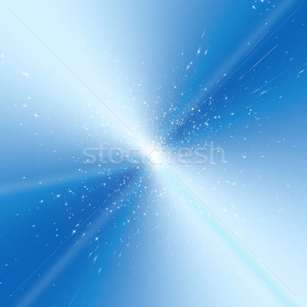 Blue star background. Stock photo © 72soul