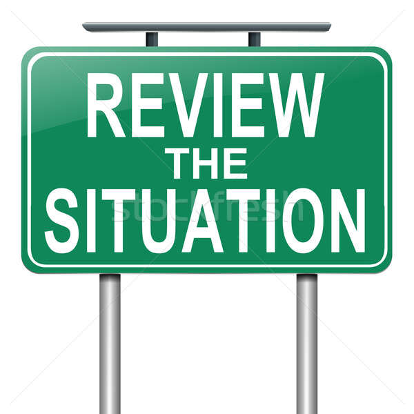 Review the situation. Stock photo © 72soul