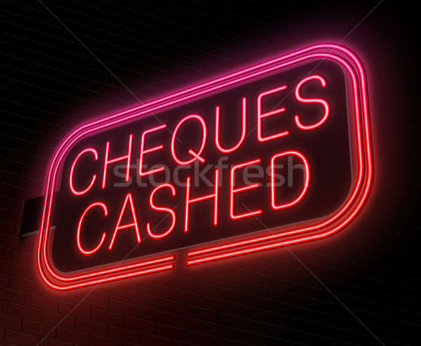 Cheques cashed concept. Stock photo © 72soul