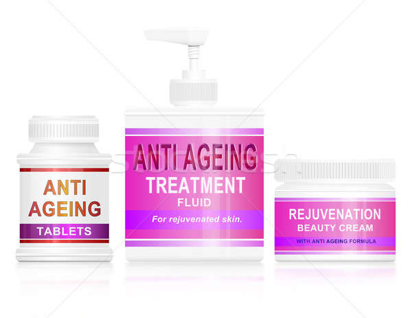 Stock photo: Anti ageing concept.