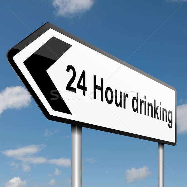 24 hour drinking. Stock photo © 72soul