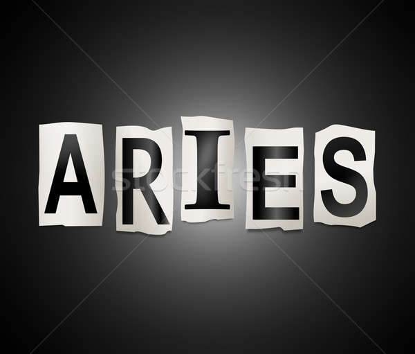 Aries word concept. Stock photo © 72soul