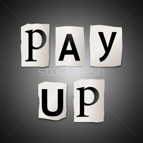 Pay up. Stock photo © 72soul