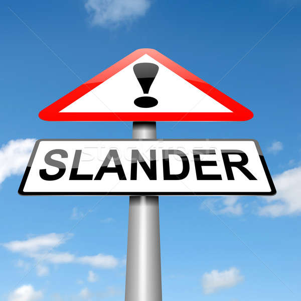 Slander concept. Stock photo © 72soul