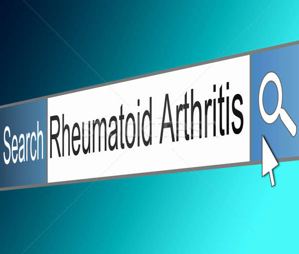 Stock photo: Rheumatoid Arthritis concept.