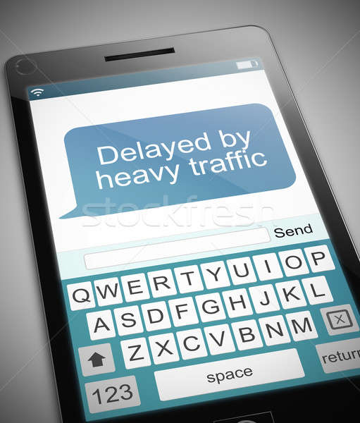 Traffic message. Stock photo © 72soul