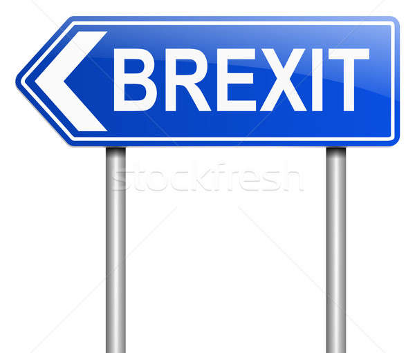 Stock photo: Brexit sign concept.