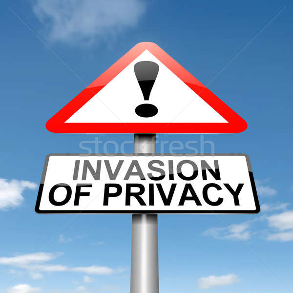 Invasion of privacy warning. Stock photo © 72soul