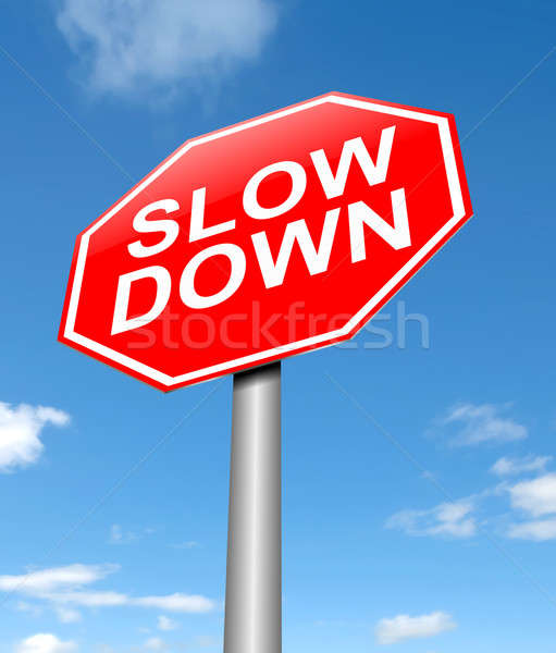 Slow down concept. Stock photo © 72soul