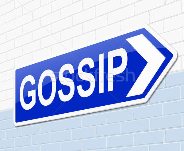 Stock photo: Gossip concept.