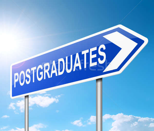 Postgraduate concept. Stock photo © 72soul