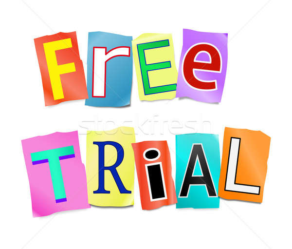 Free trial concept. Stock photo © 72soul