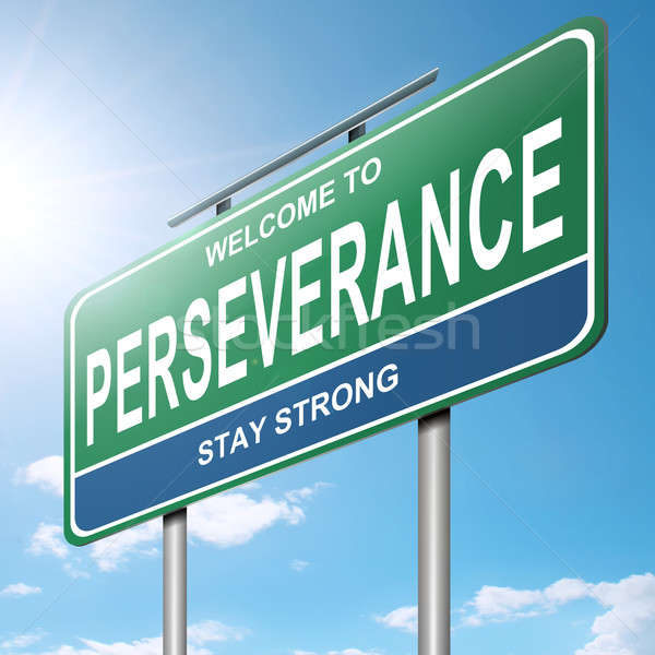 Stock photo: Perseverance concept.