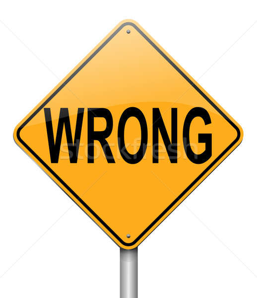 Wrong concept. Stock photo © 72soul