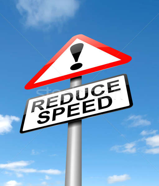 Reduce speed concept. Stock photo © 72soul