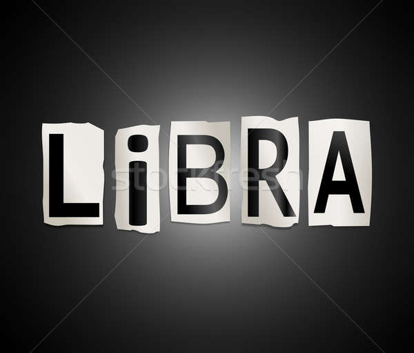 Libra word concept. Stock photo © 72soul