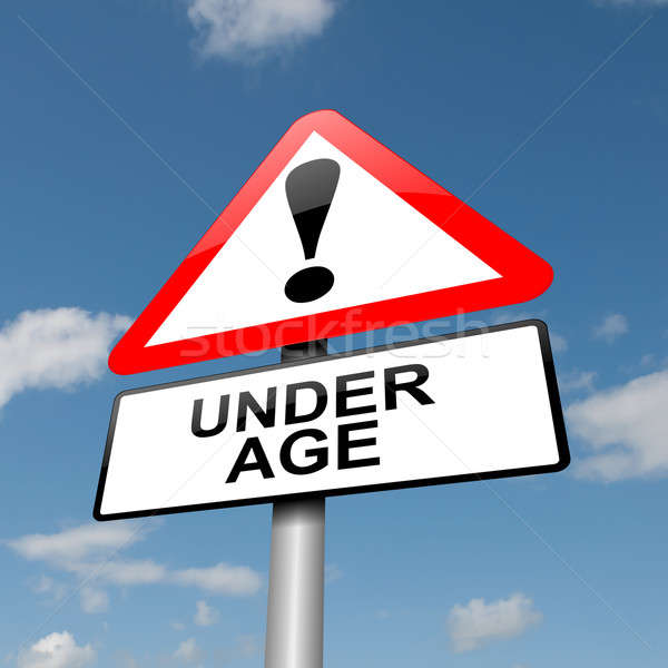 Under age concept. Stock photo © 72soul
