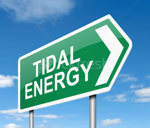 Tidal energy concept. Stock photo © 72soul