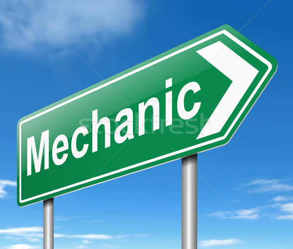 Mechanic concept. Stock photo © 72soul